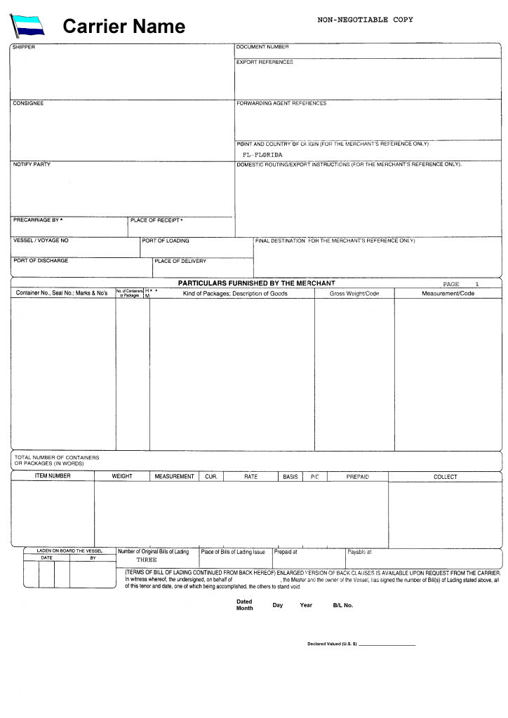 Who Fills the Bill of Lading? - Global Logistics Know How