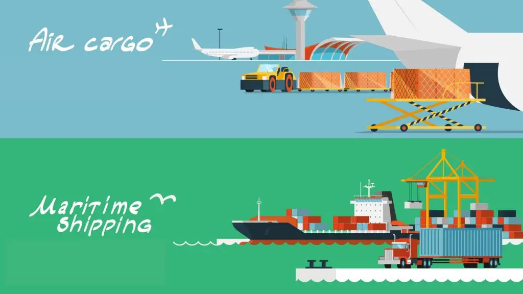 choosing between air freight and sea freight